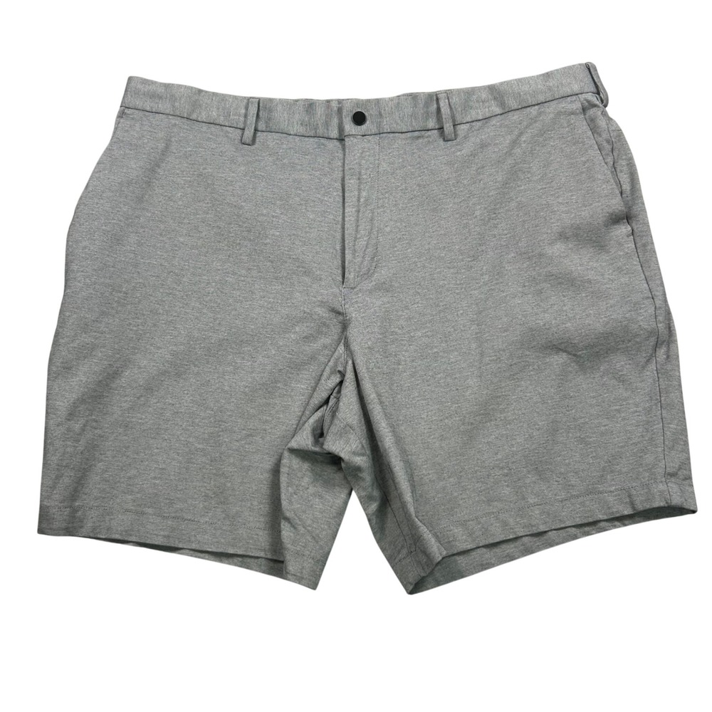 Banana Republic Luxe City Shorts Mens 40 Gray Stretch Elastic Back 54023